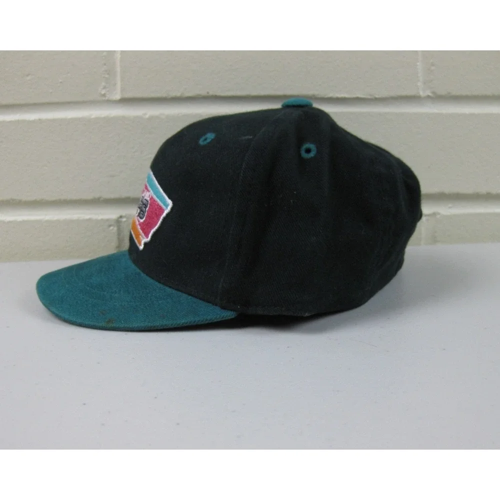 Vintage 90s San Antonio Spurs G-Cap Infant Hat NBA Basketball Elastic-Back